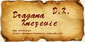 Dragana Knežević vizit kartica